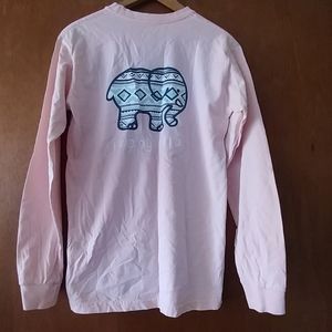 Long sleeve t-shirt in light pink